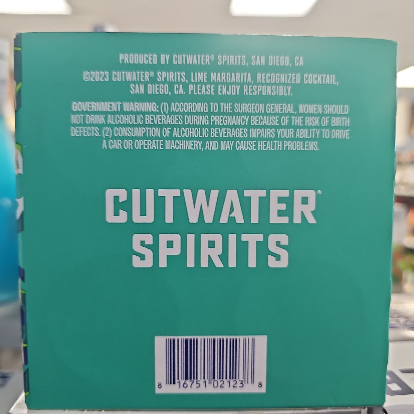 Cutwater Spirits Tequila Lime Margarita 355ml Can 4 Pack