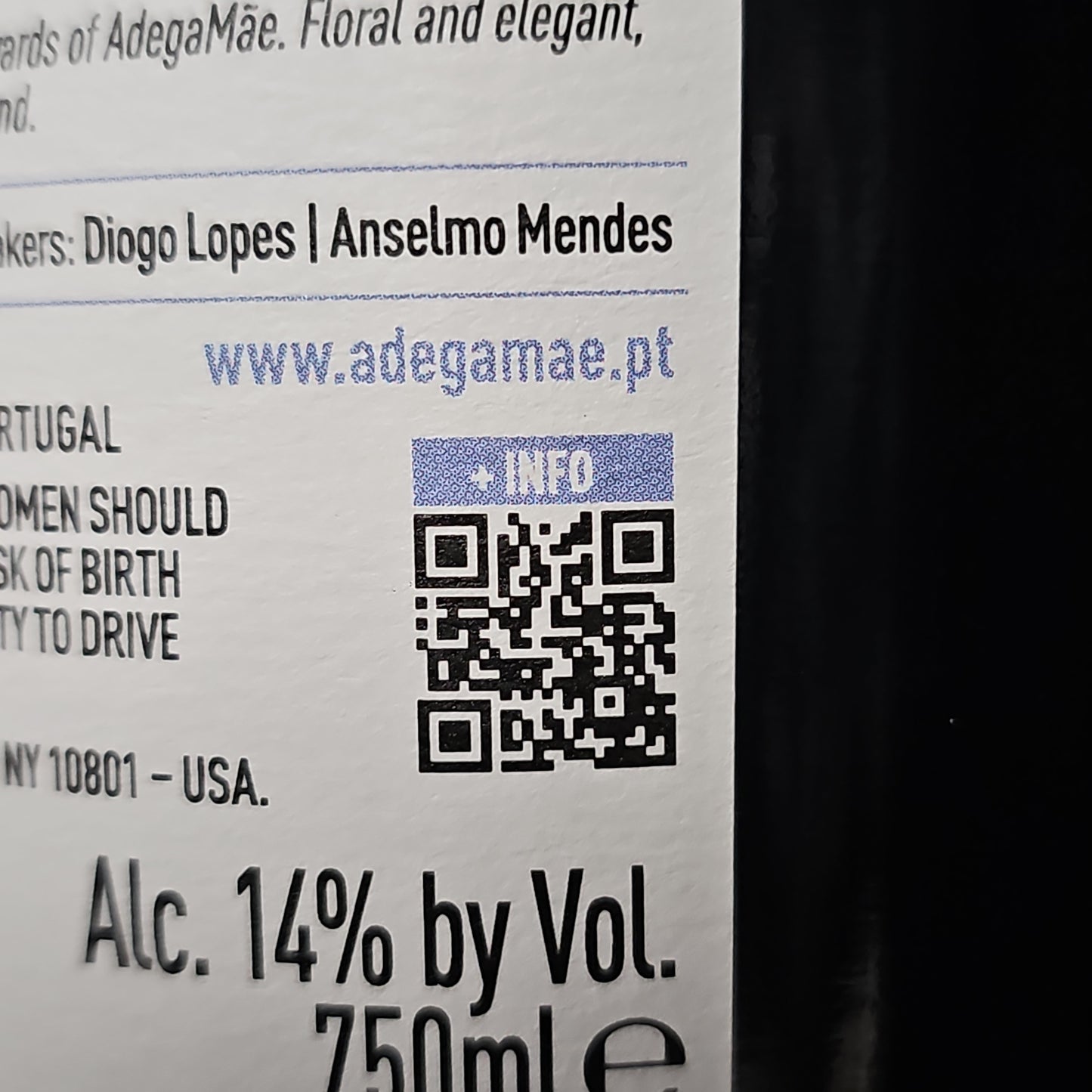 Touriga Nacional Adegamãe 2019 750ml
