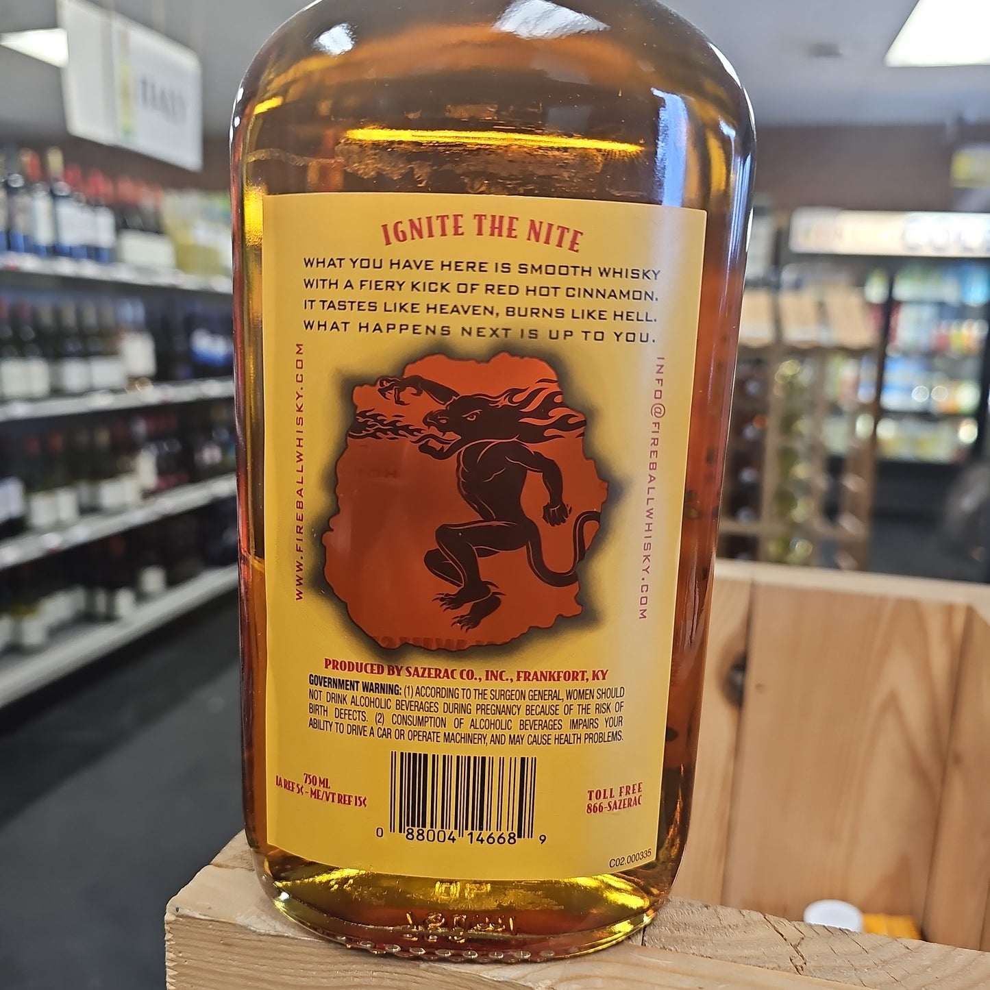 Fireball Cinnamon Whisky 750ml