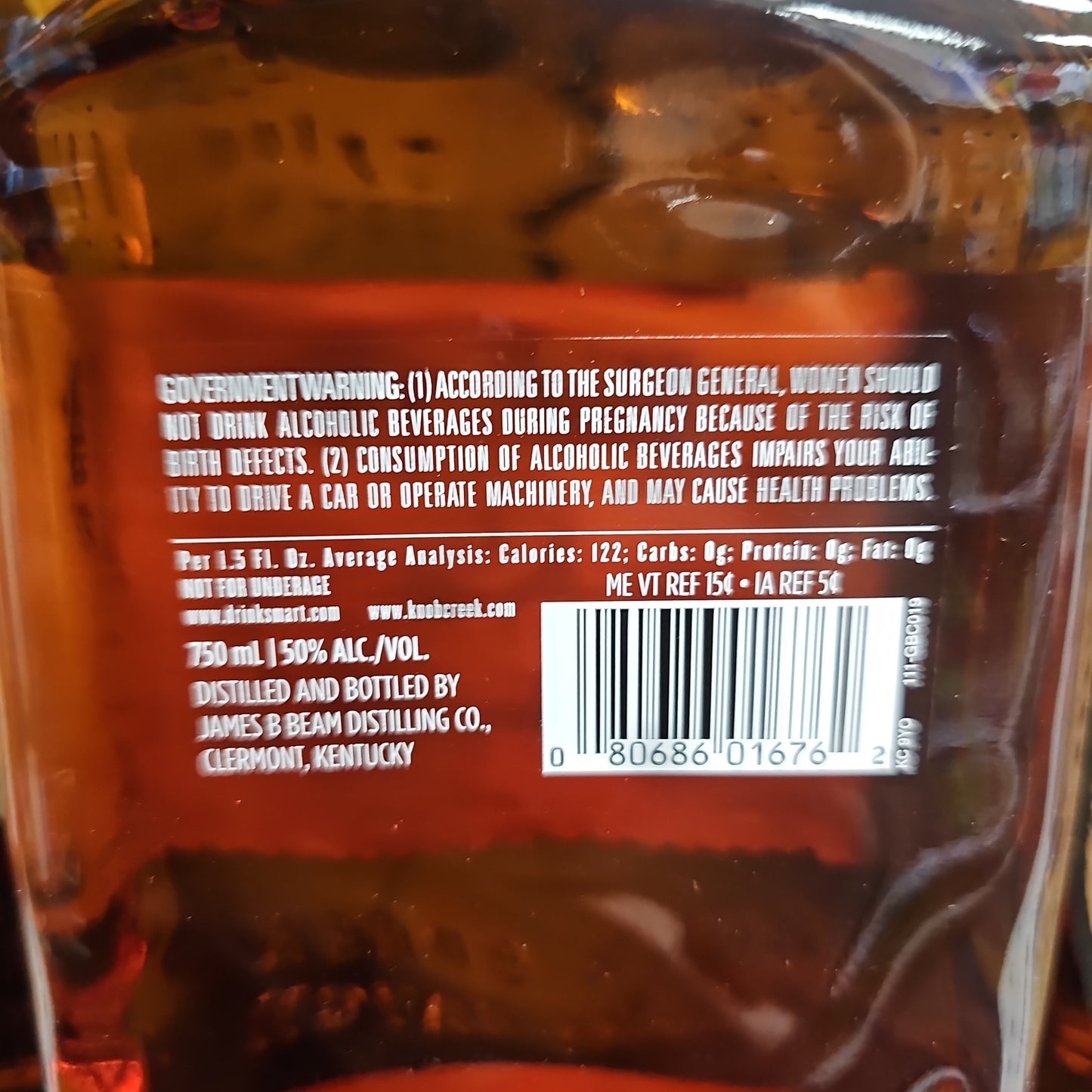 Knob Creek Bourbon 750ml