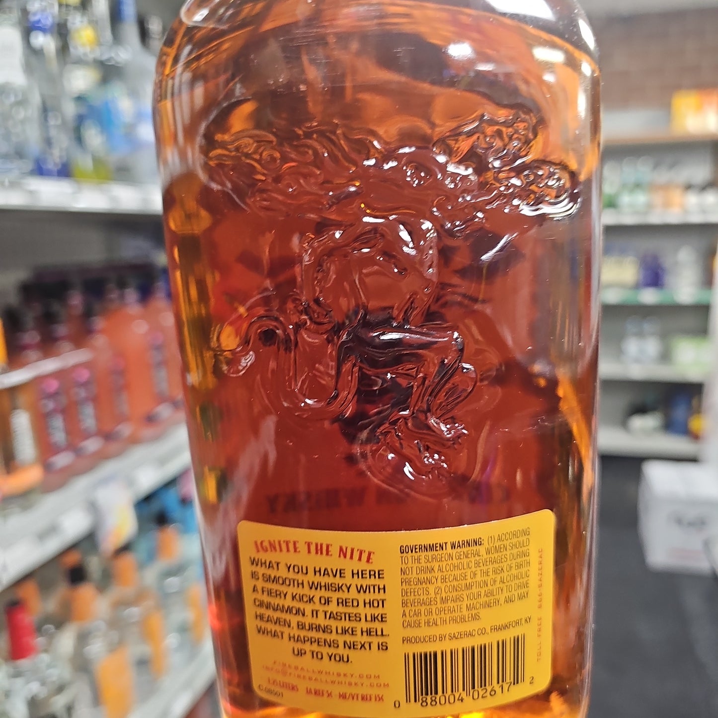 Fireball Cinnamon Whisky 1.75L Glass