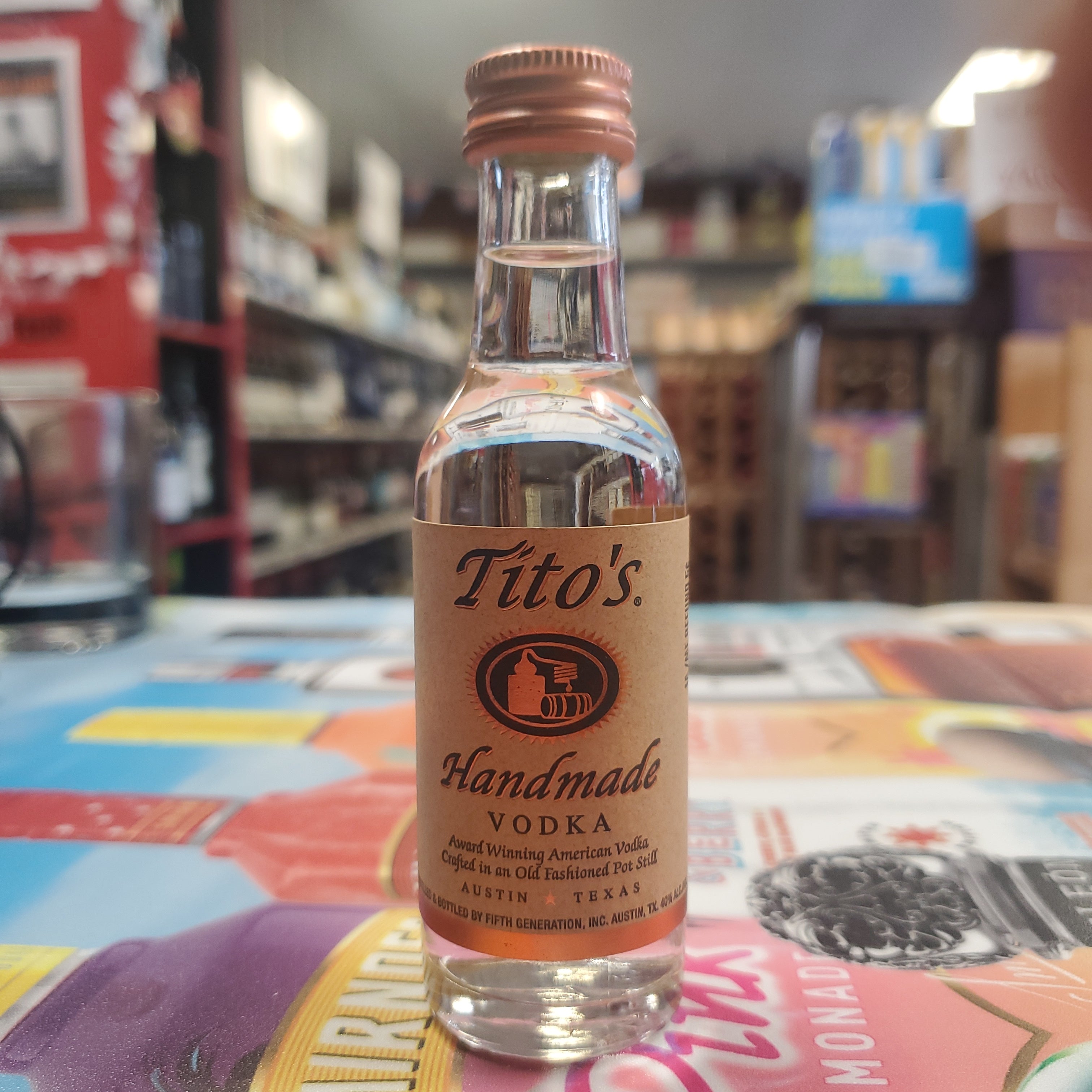 Tito's Vodka 50ml Top Shelf Liquor Ithaca
