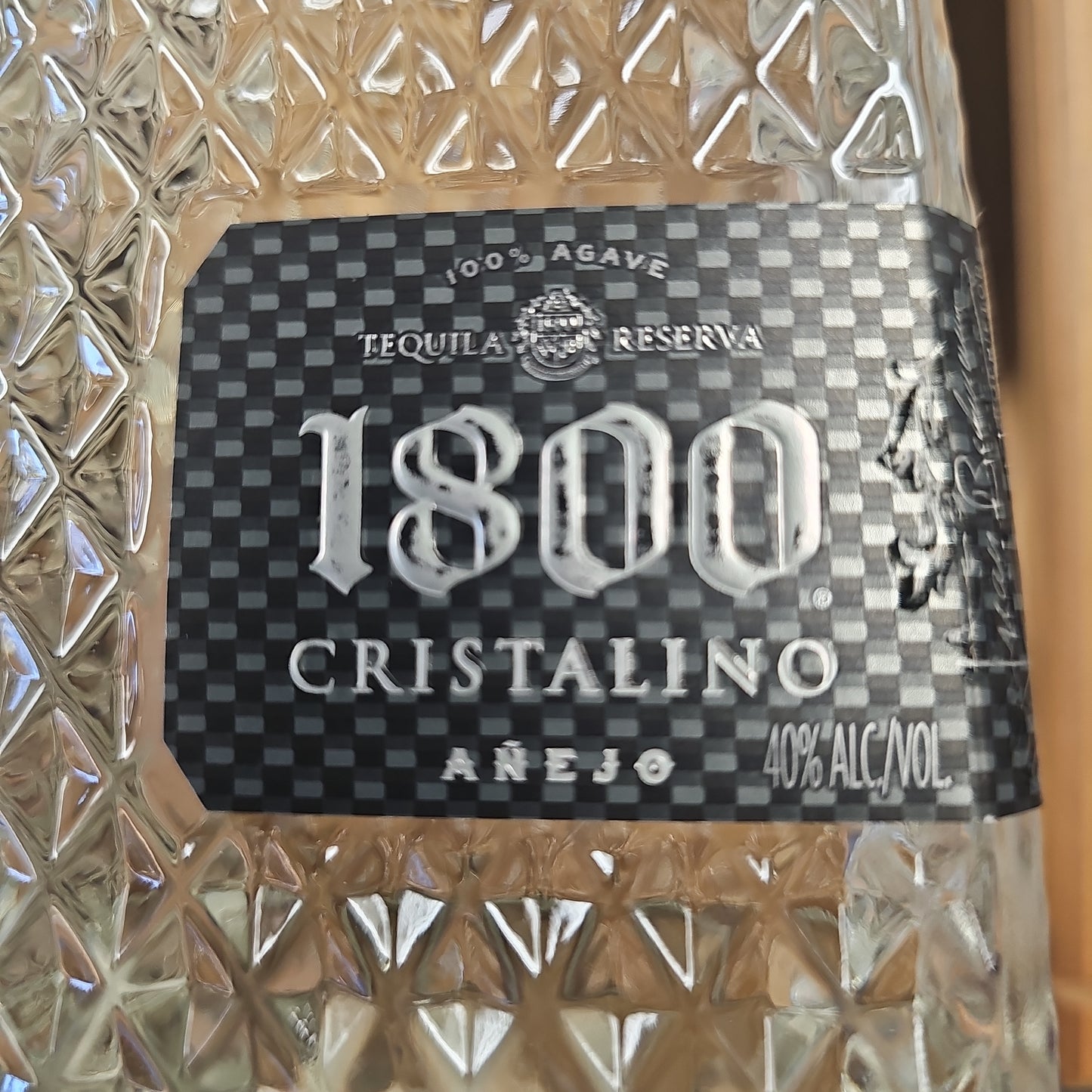 1800 Cristalino Anejo Tequila 750ml