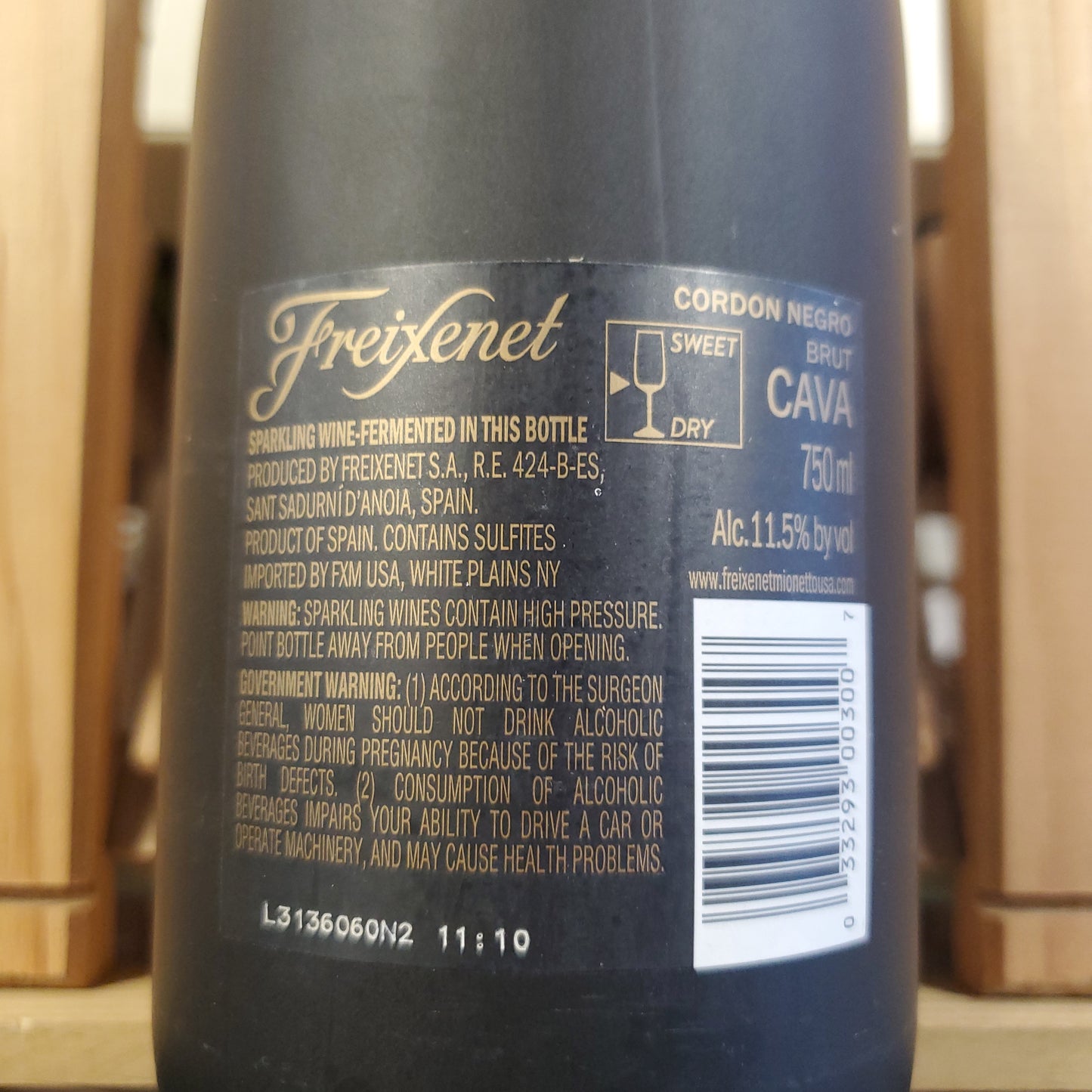 Freixenet Cordon Negro Cava Brut 750ml