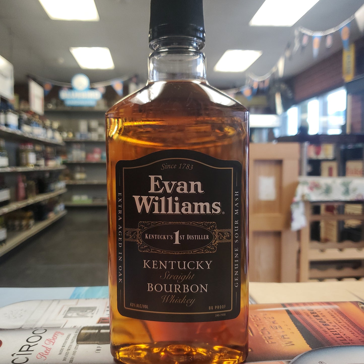 Evan Williams Black Label Bourbon 750ml PET