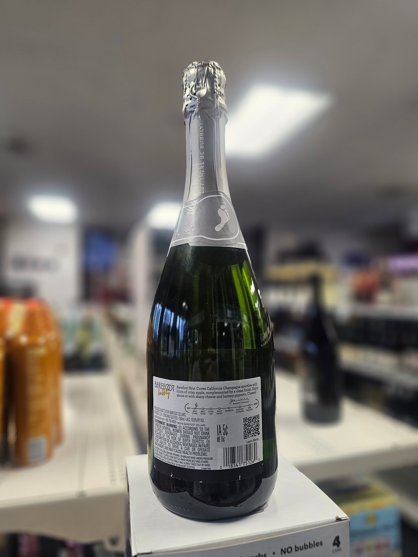 Barefoot Bubbly Brut Cuvee 750ml