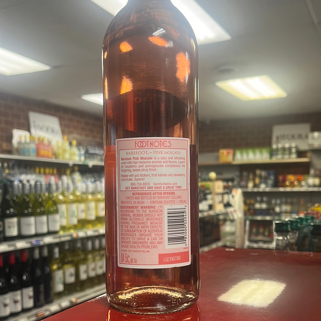 Barefoot Pink Moscato 750ml