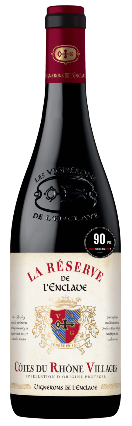 La Réserve de L’Enclave Côtes du Rhône Villages Rouge 750ml – Top Shelf ...