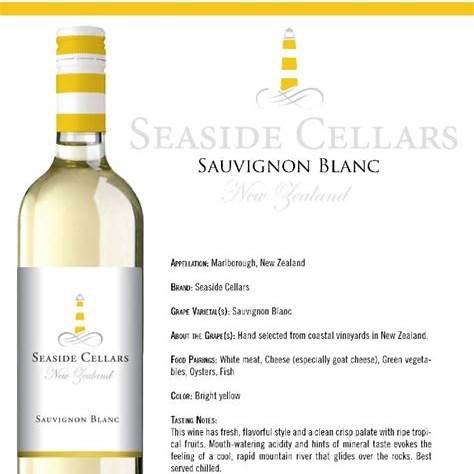 Seaside Cellars Sauvignon Blanc 750ml