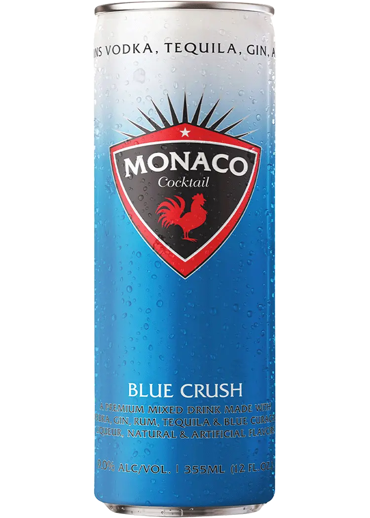 Monaco Cocktail Blue Crush 12oz can