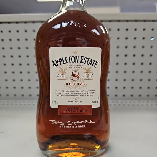 Appleton Estate 8 Year Reserve Jamaican Rum 750ml