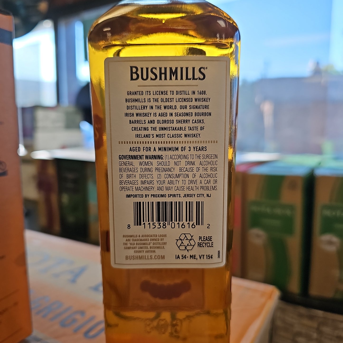 Bushmills Original Irish Whiskey 750ml