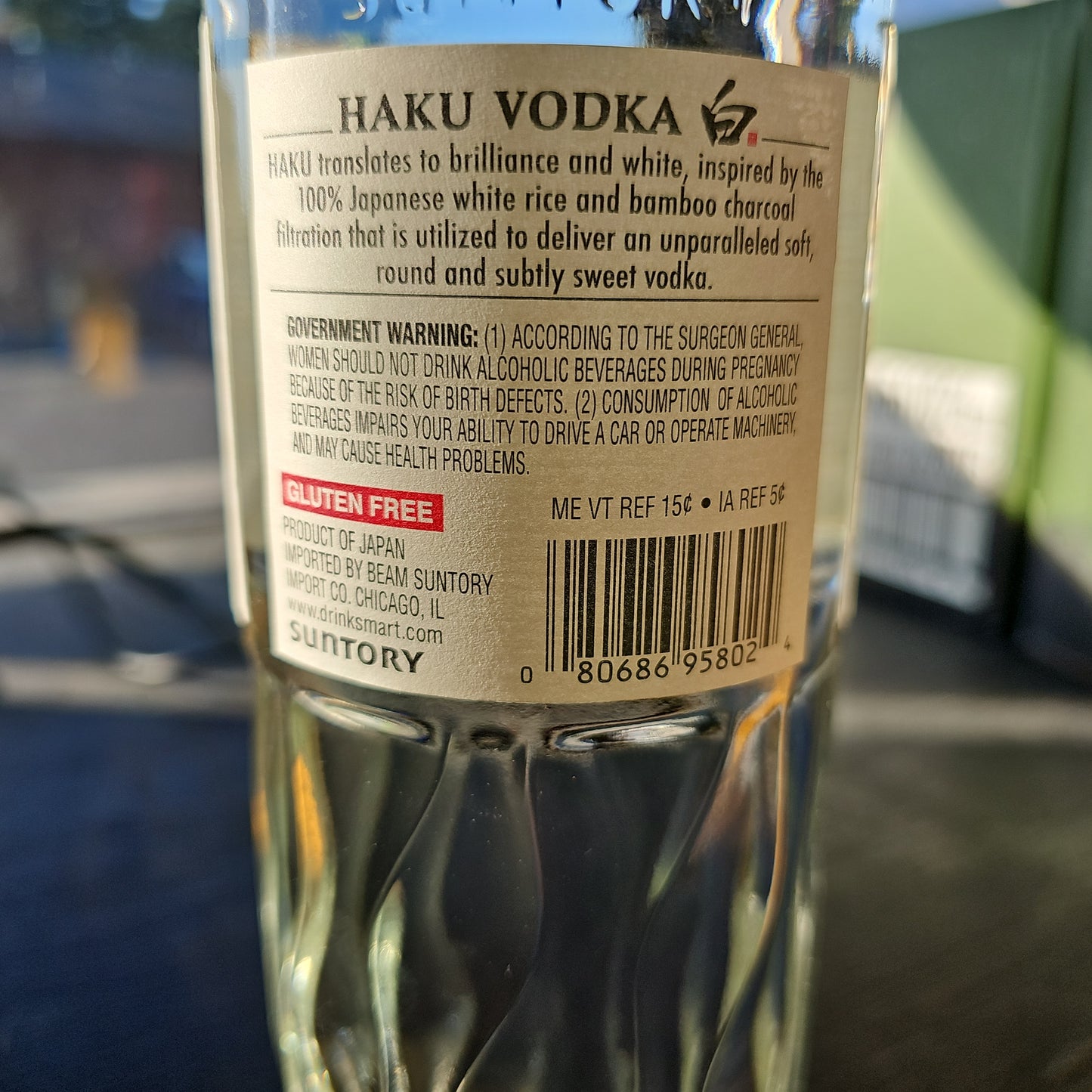 Suntory Haku Vodka 750ml