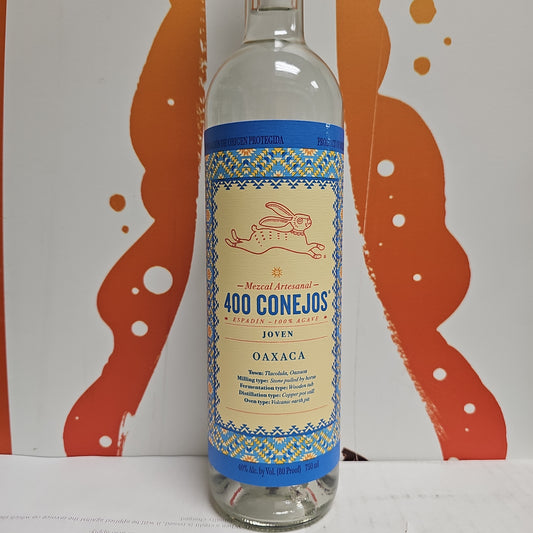 400 Conejos Mezcal Joven Oaxaca 750ml