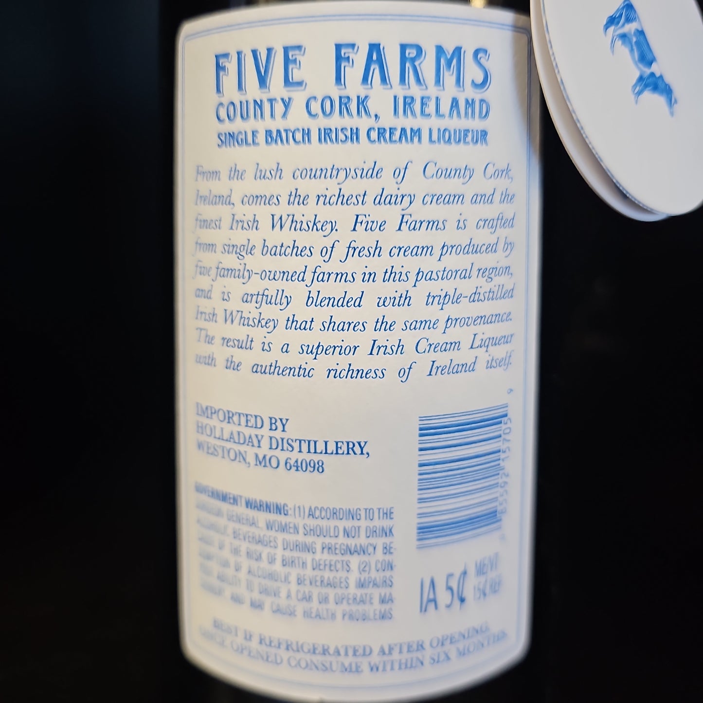 Five Farms Small Batch Irish Cream 750ml