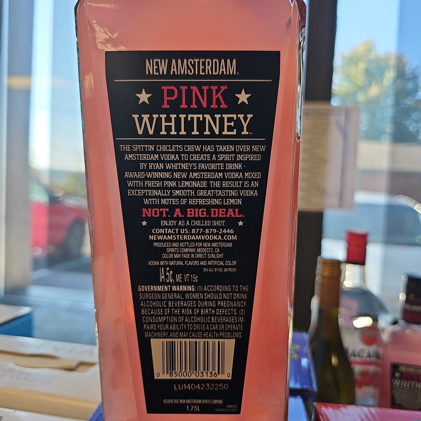 New Amsterdam Pink Whitney Vodka 1.75L