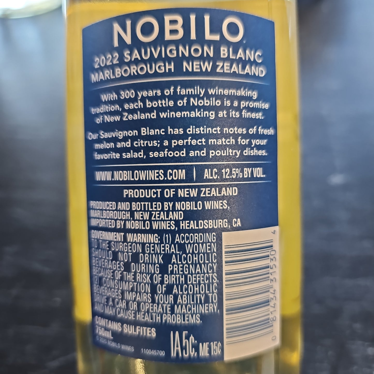 Nobilo Sauvignon Blanc Marlborough 750ml