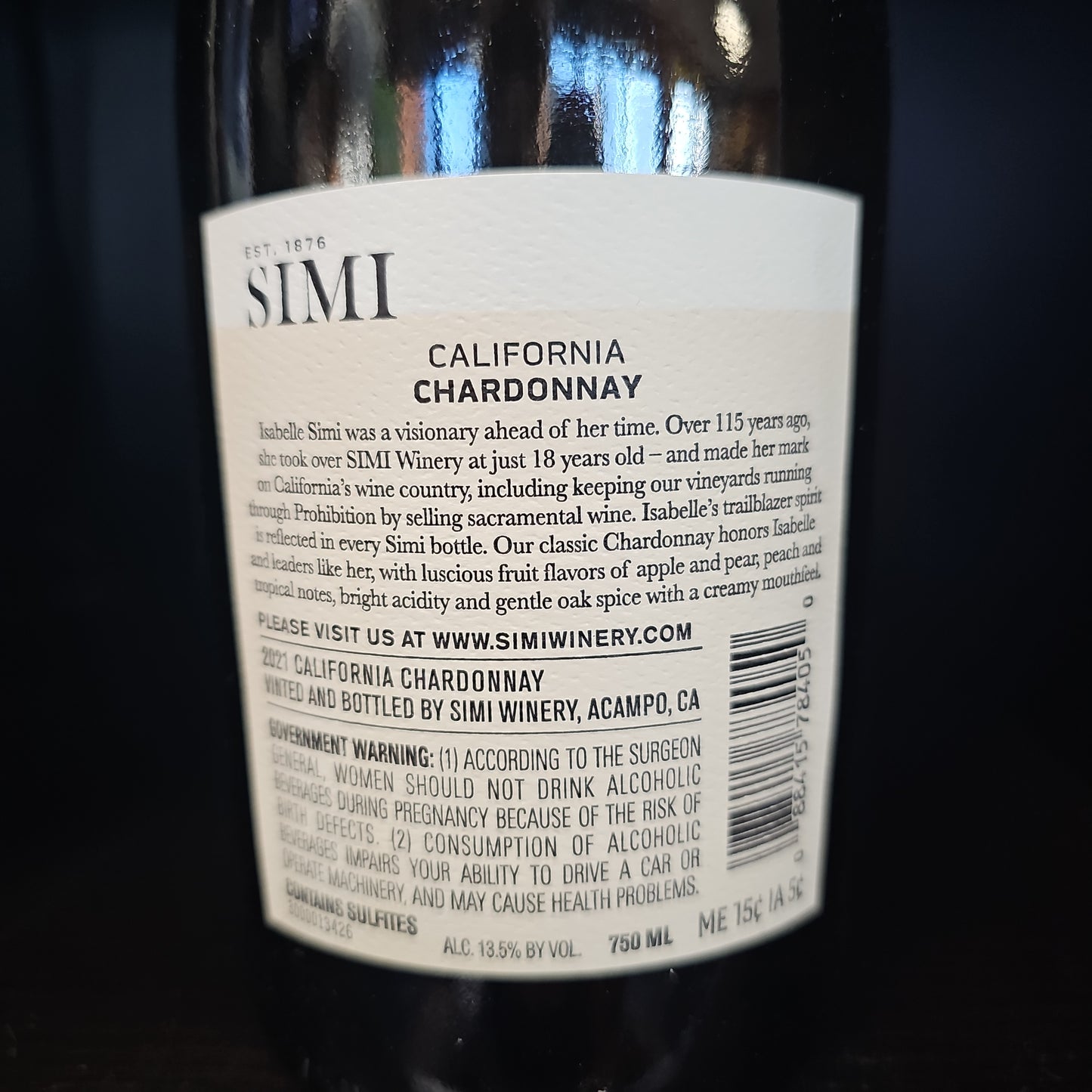 Simi Chardonnay 750ml