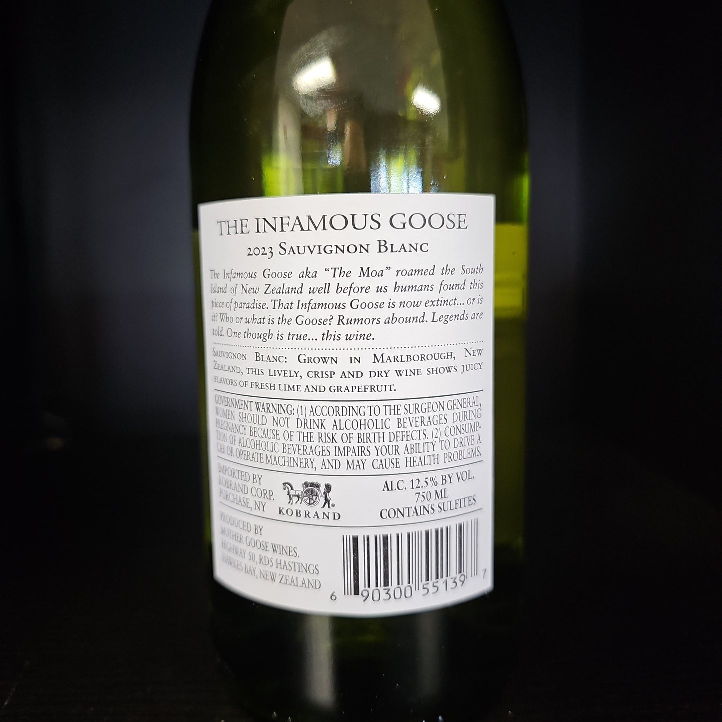 The Infamouse Goose Sauvignon Blanc 750ml