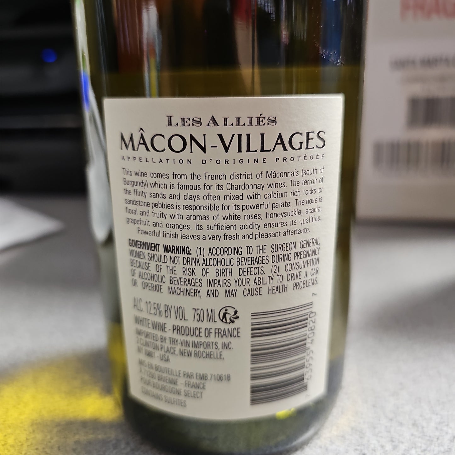 Les Allison Macon-Villages 750ml