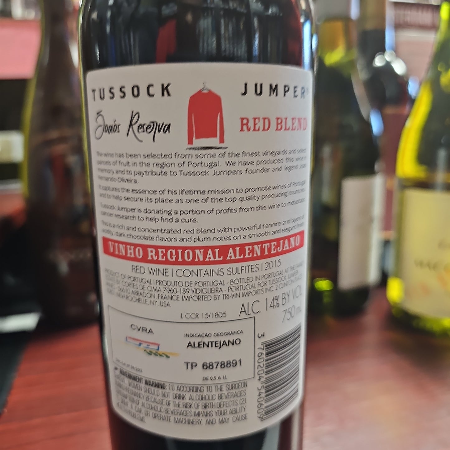 Tussock Jumper Joaos Reserva Red Blend 750ml