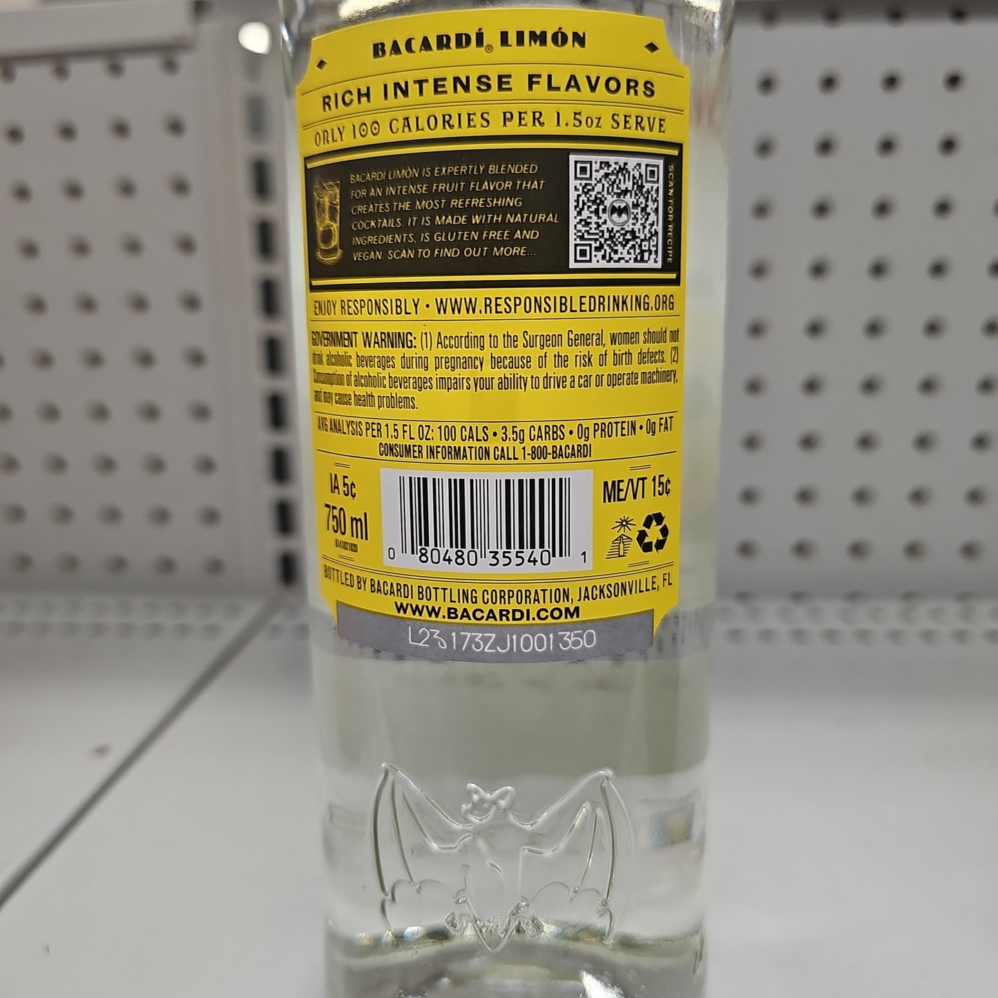 Bacardi Limon Rum 750ml