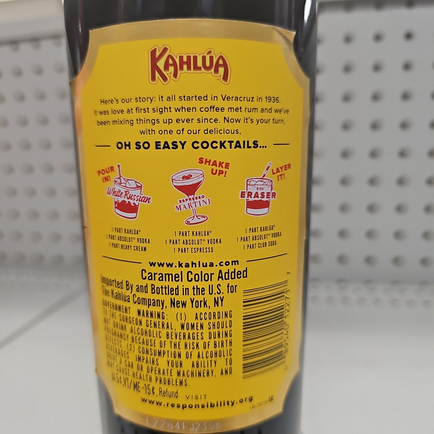 Kahlua Coffee Liqueur 750ml