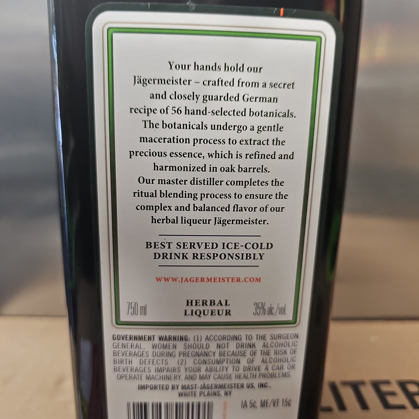 Jagermeister Herbal Liqueur 750ml