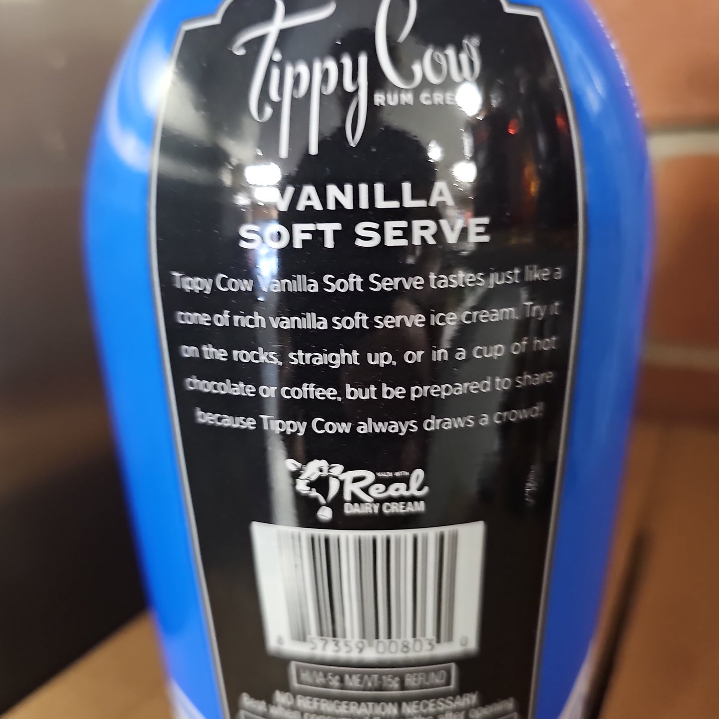 Tippy Cow Vanilla Soft Serve Cream Liqueur 750ml