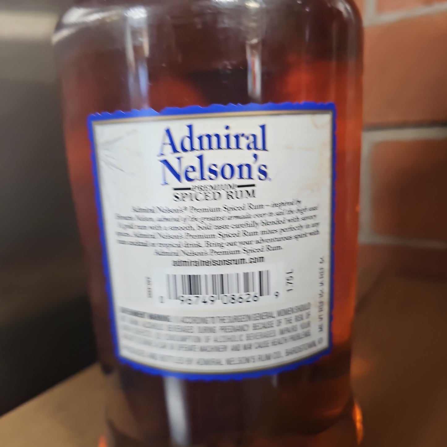 Admiral Nelson's Spiced Rum 1.75L