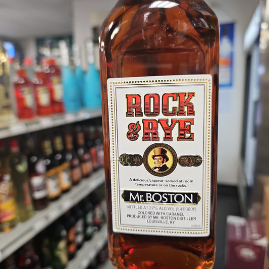 Mr. Boston Rock & Rye 750ml CLEARANCE