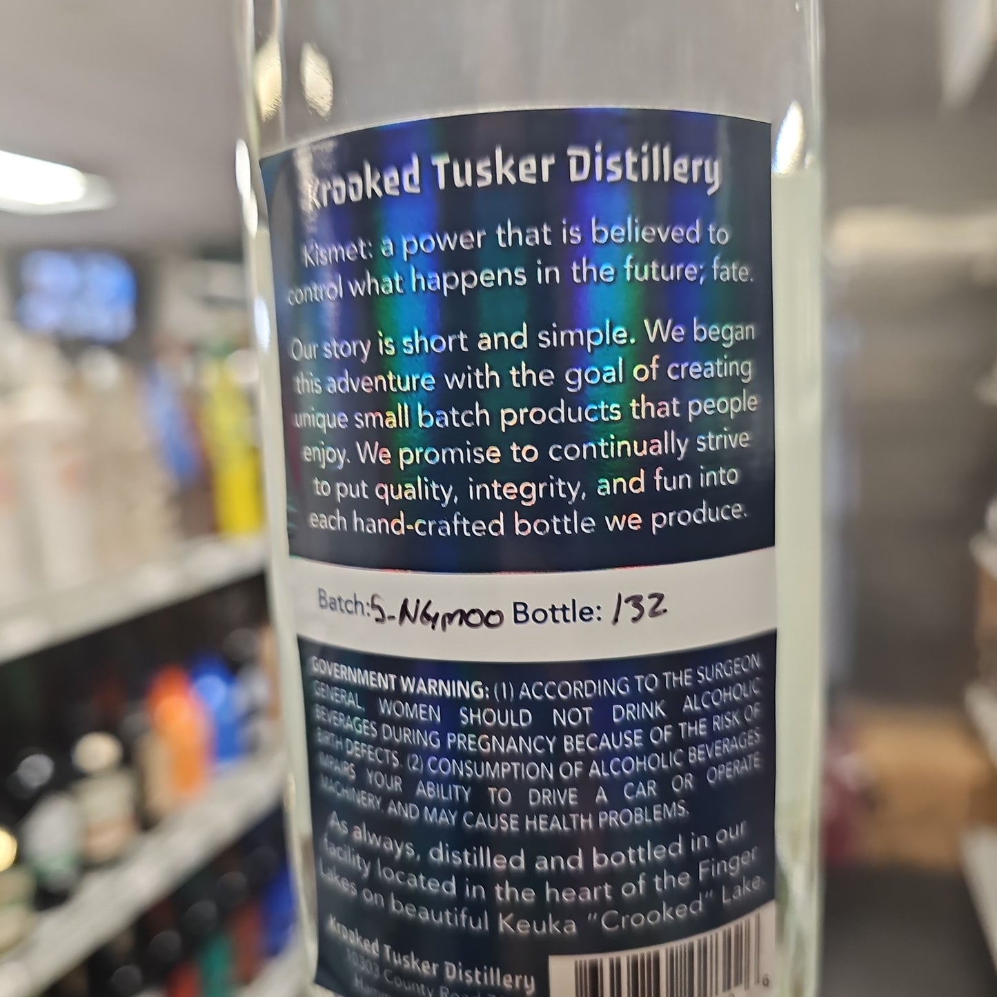 Krooked Tusker QKA Kismet Vodka 750ml