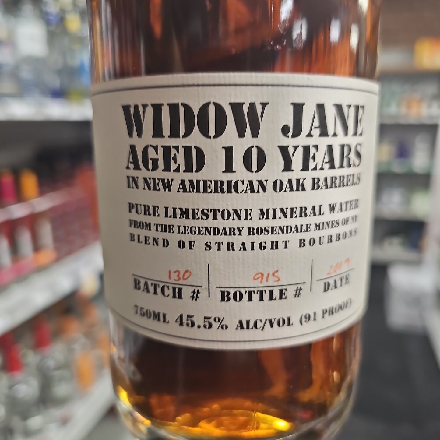 Widow Jane Blended Bourbon 10yr 750ml