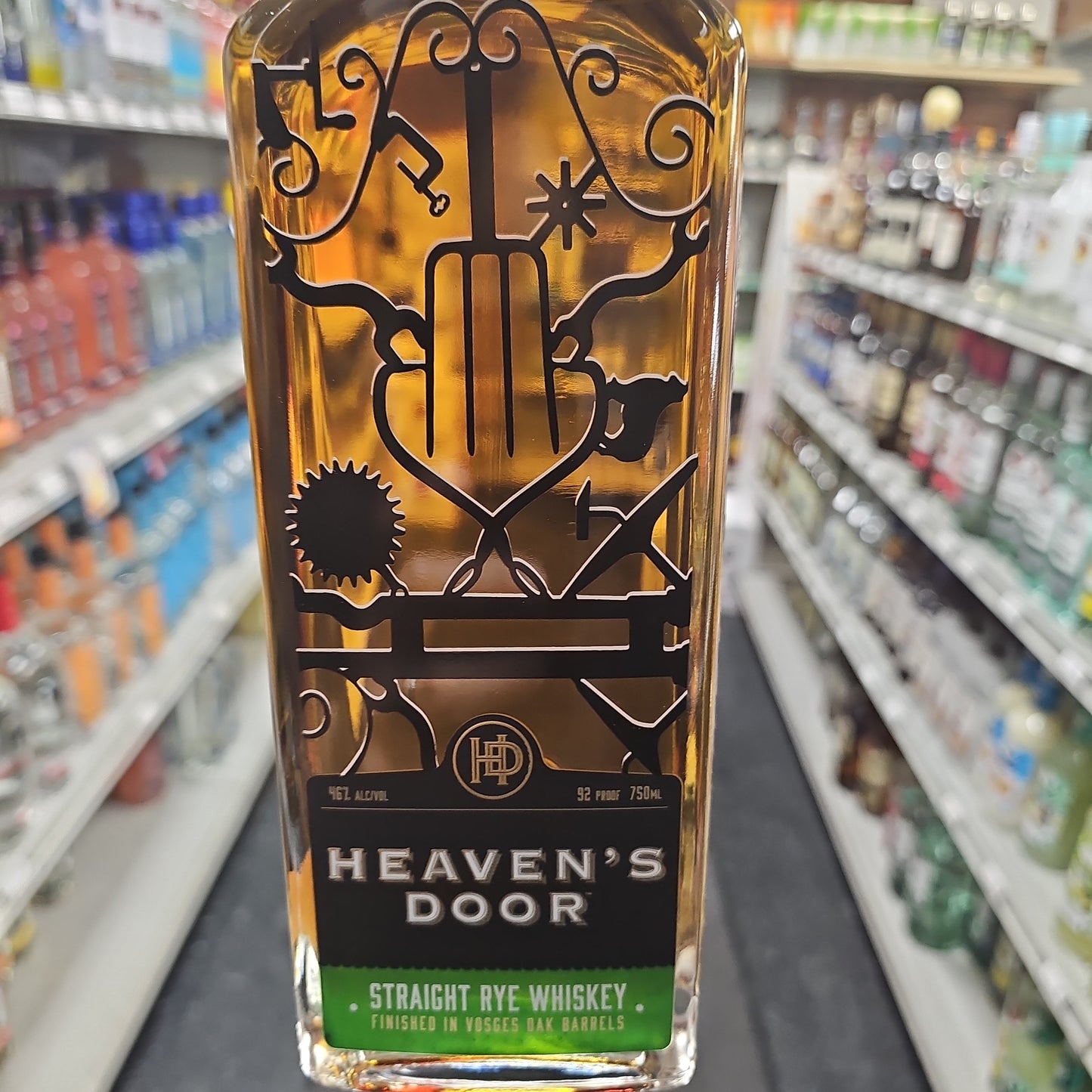 Heaven's Door Straight Rye Whiskey by Bob Dylan 750ml