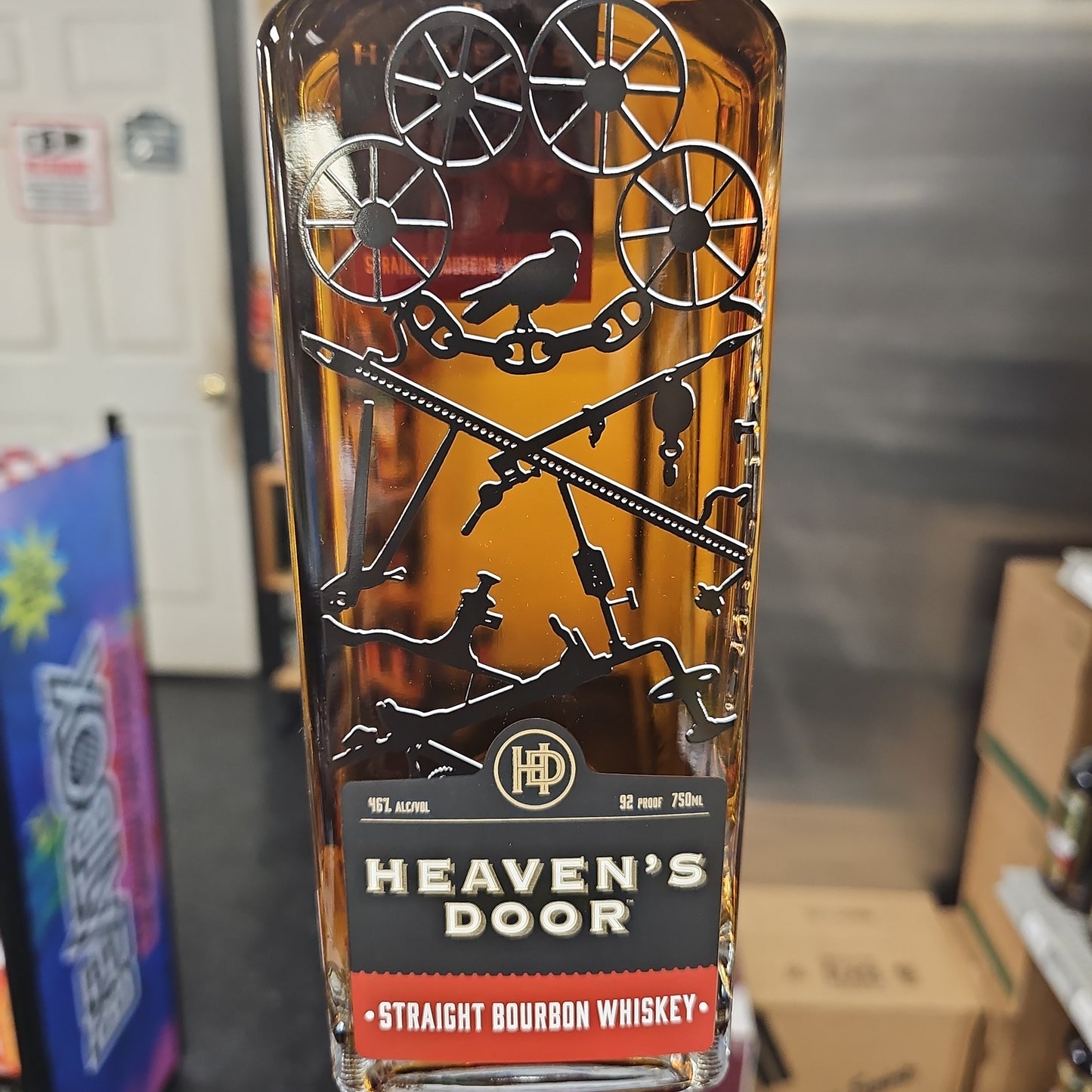 Heaven's Door Straight Bourbon Whiskey by Bob Dylan 750ml