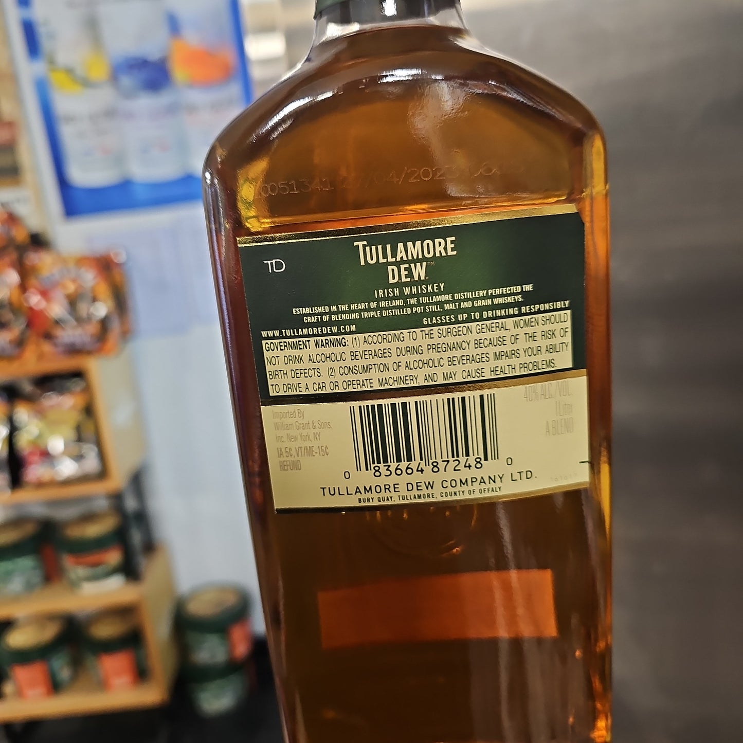 Tullamore Dew Irish Whiskey 1L