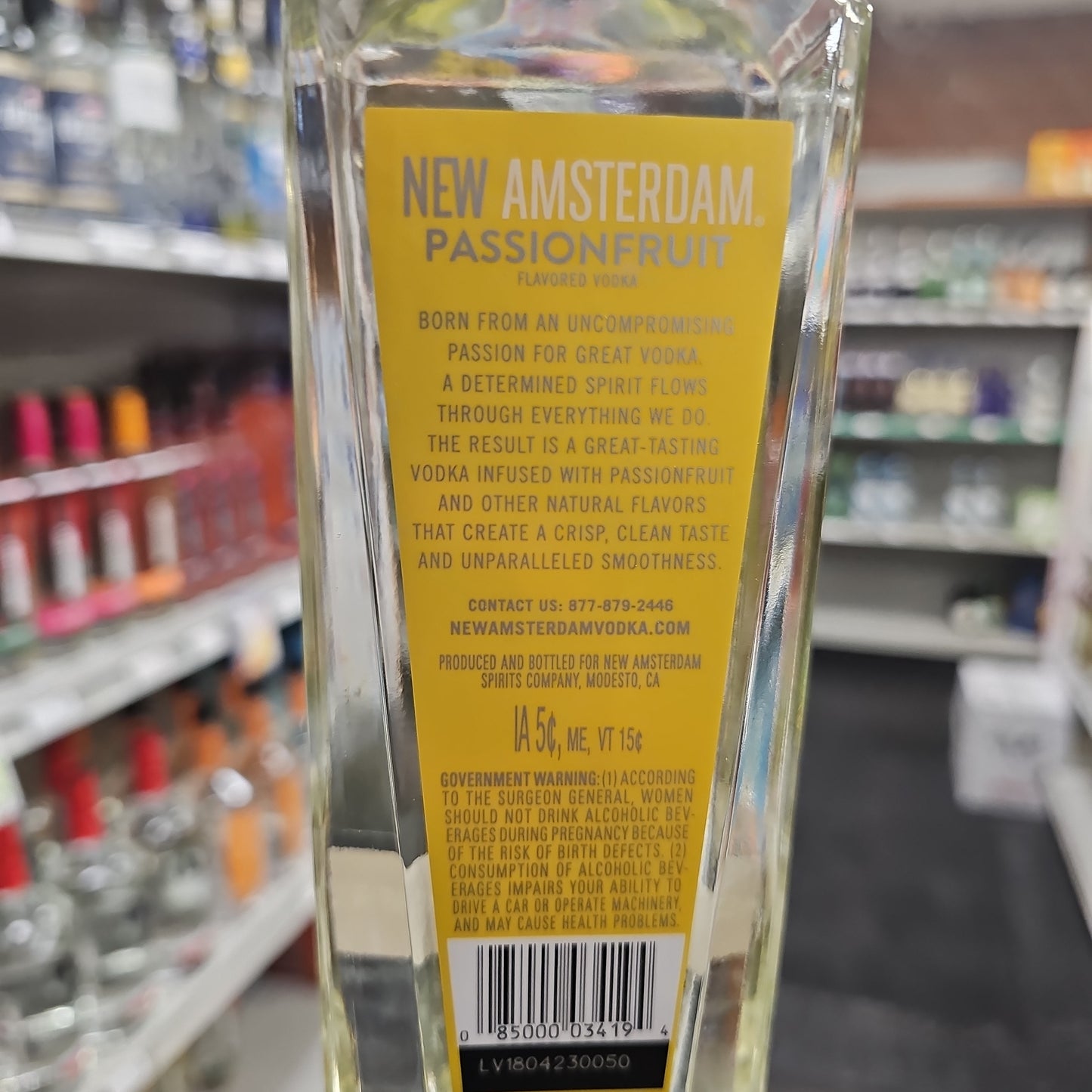 New Amsterdam Passion Fruit Vodka 750ml