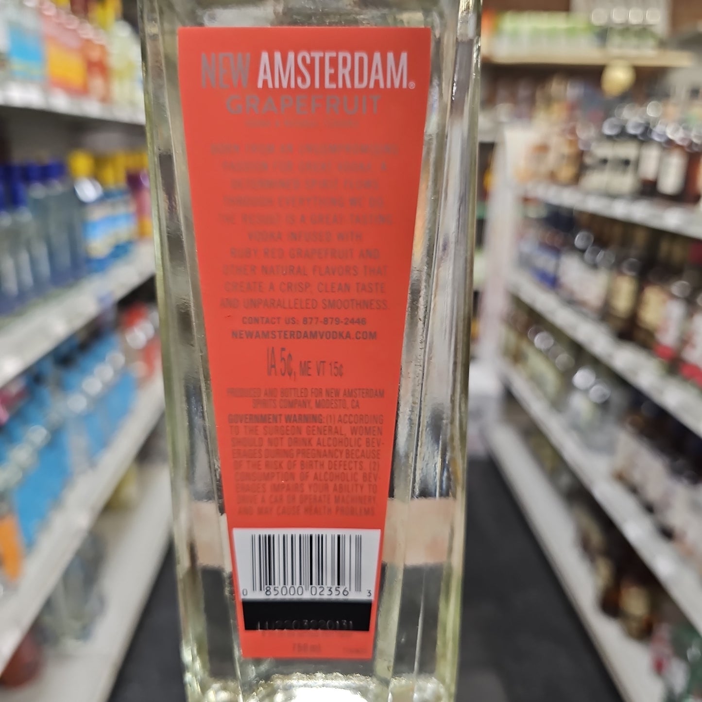 New Amsterdam Grapefruit Vodka 750ml