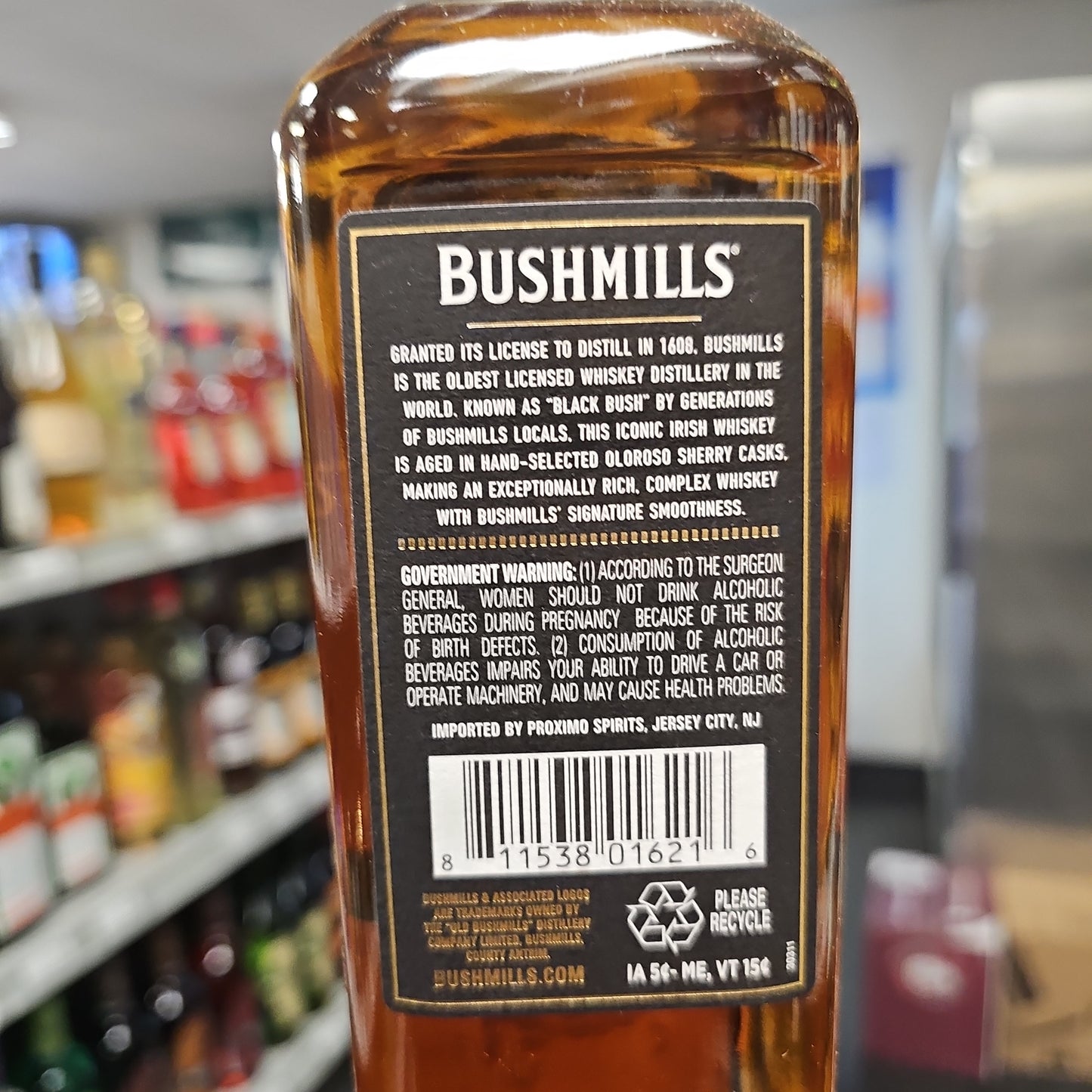 Bushmills Black Bush Irish Whiskey 750ml