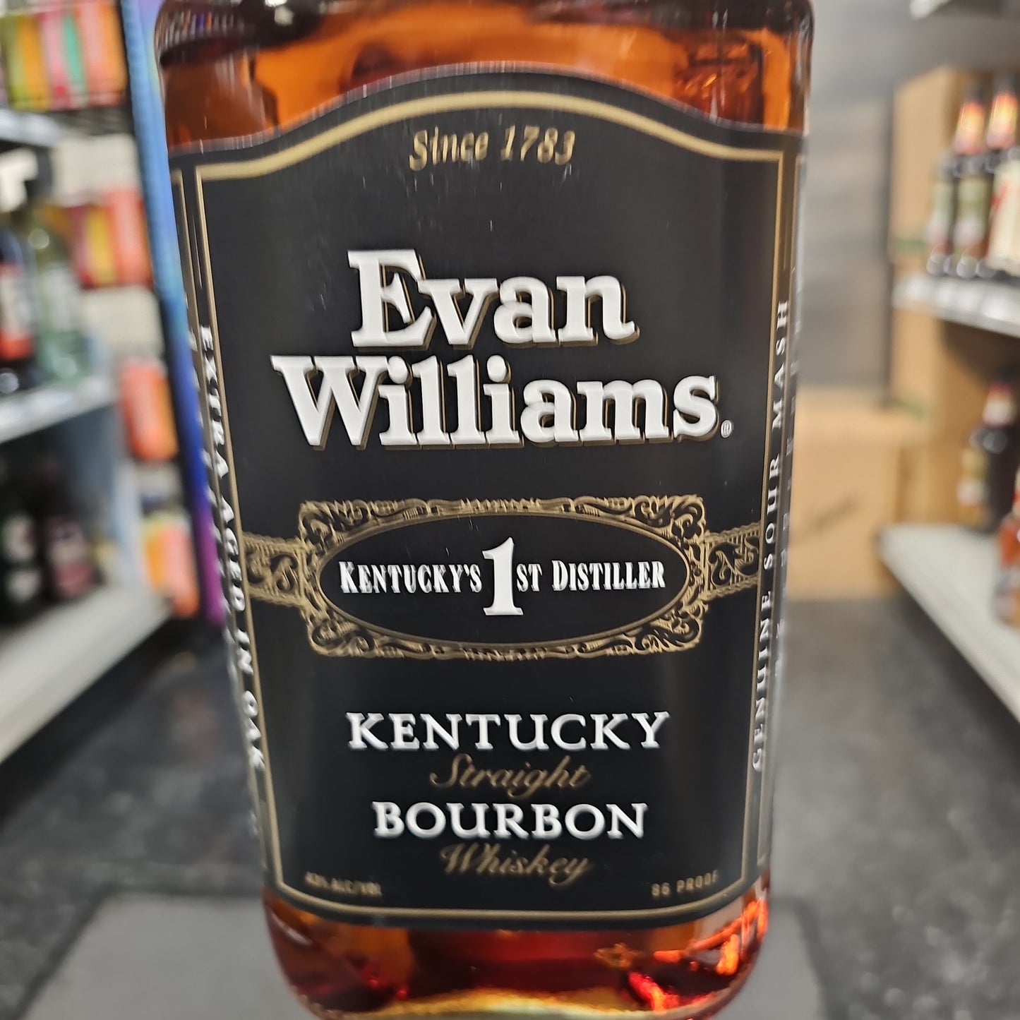 Evan Williams Black Label Bourbon 1.75L