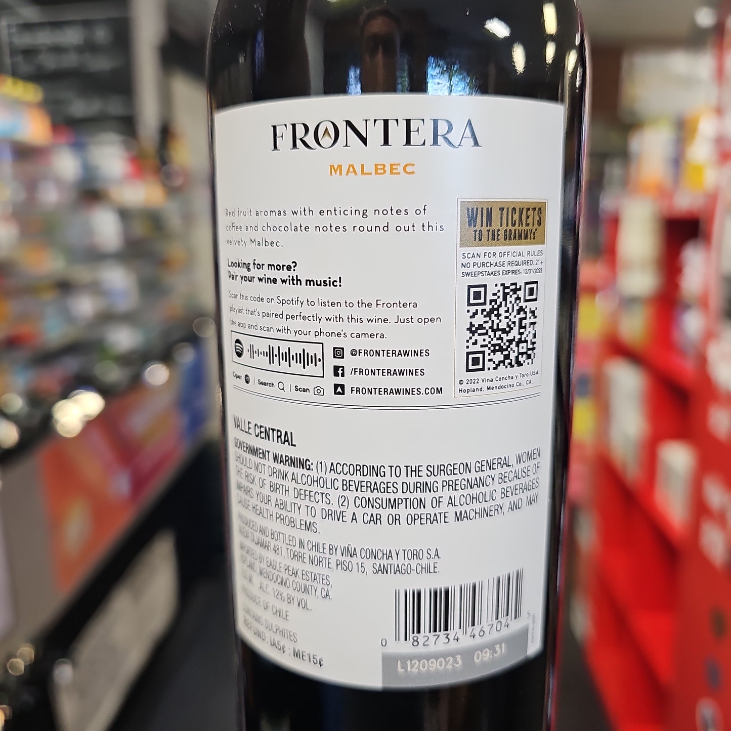 CYT Frontera Malbec 750ml