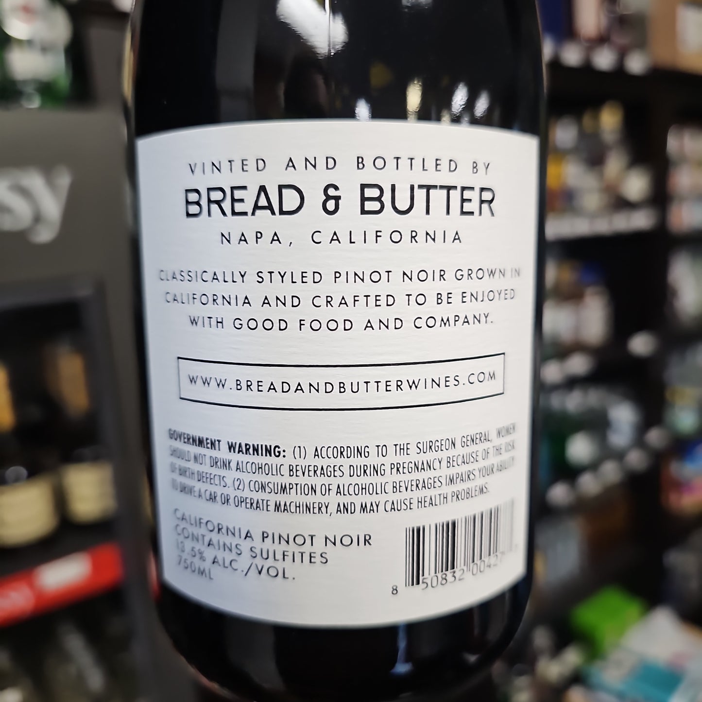 Bread & Butter Pinot Noir 750ml