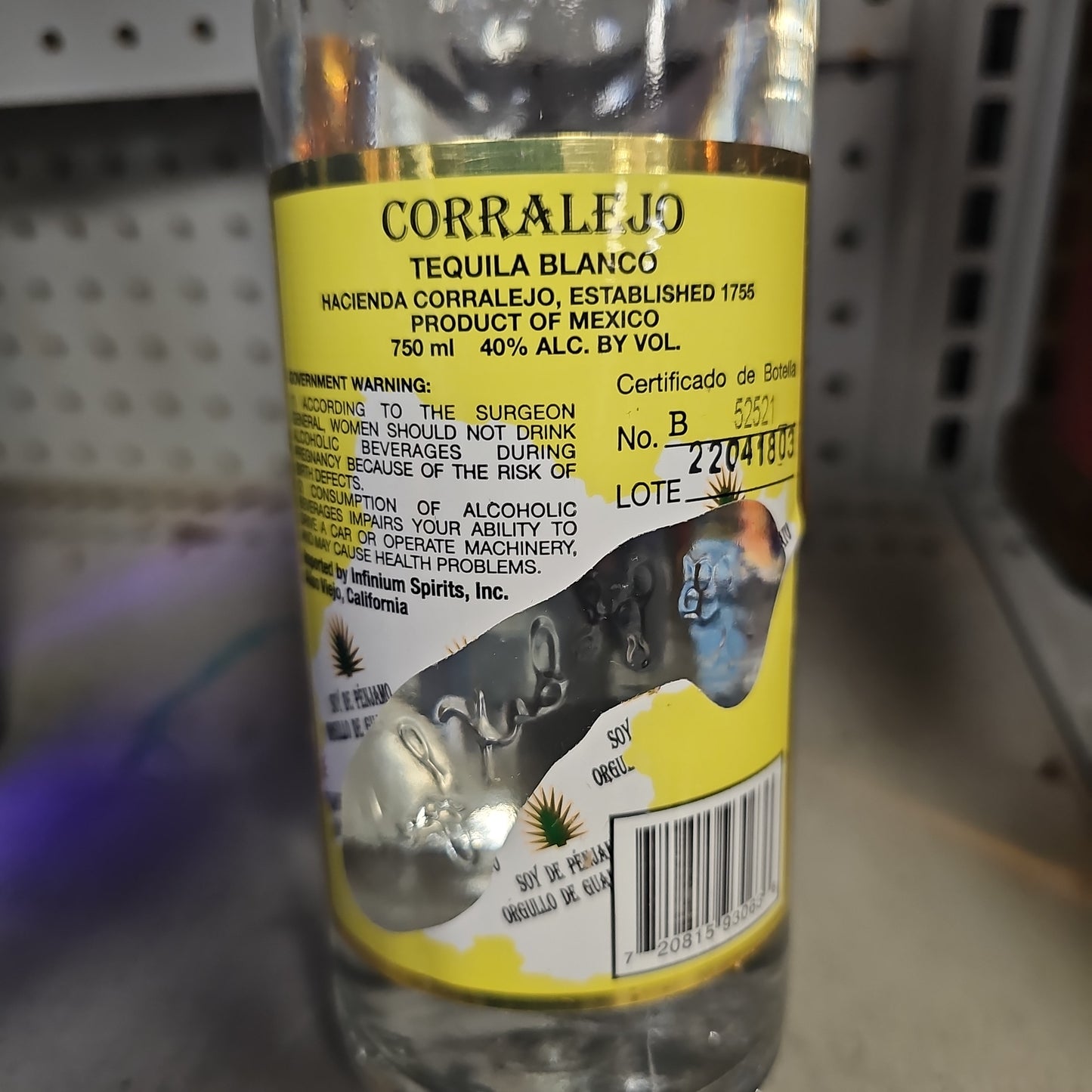 Corralejo Silver Tequila 750ml