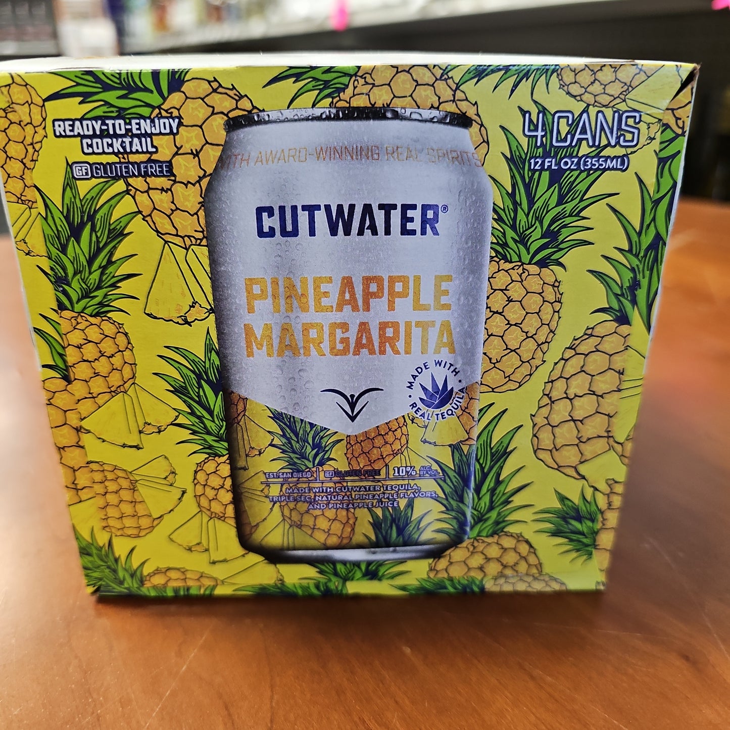 Cutwater Spirits Tequila Pineapple Margarita 355ml Can 4 Pack