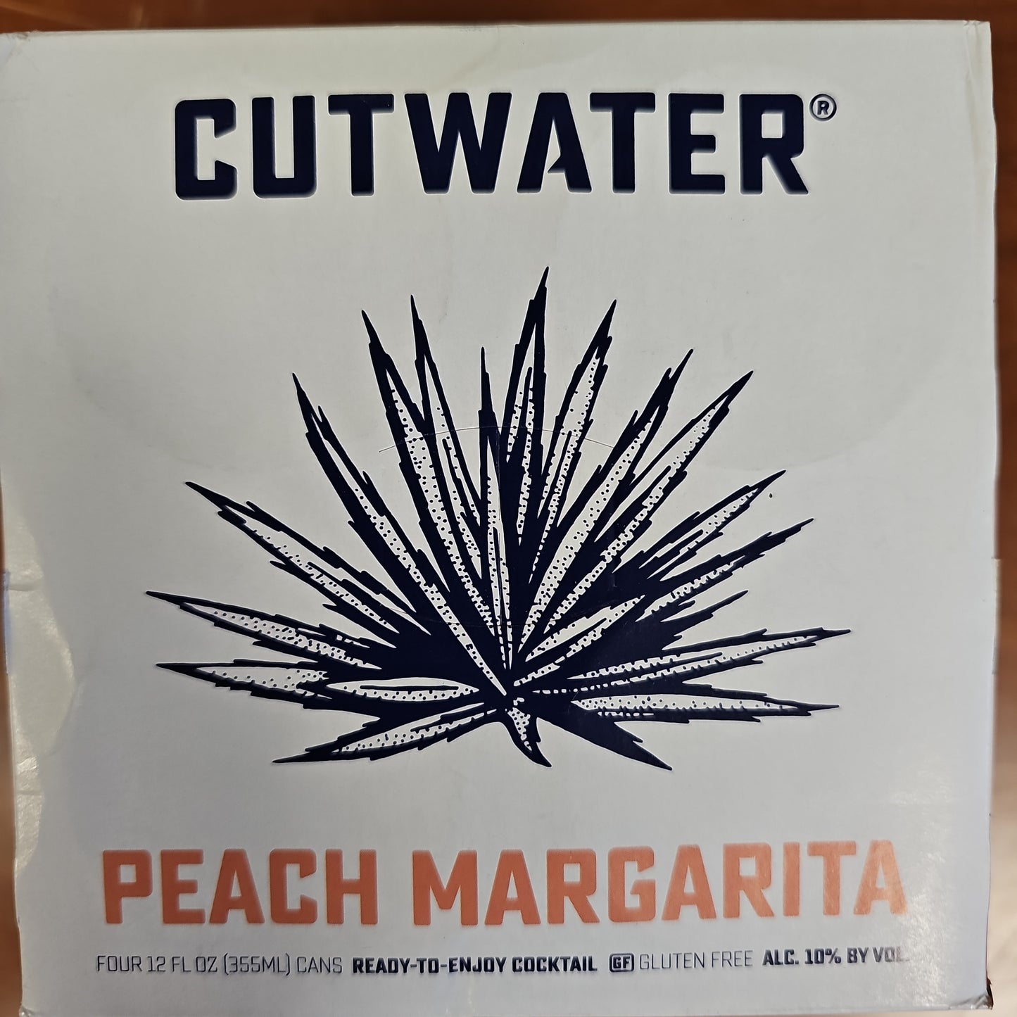 Cutwater Spirits Tequila Peach Margarita 355ml Can 4 Pack