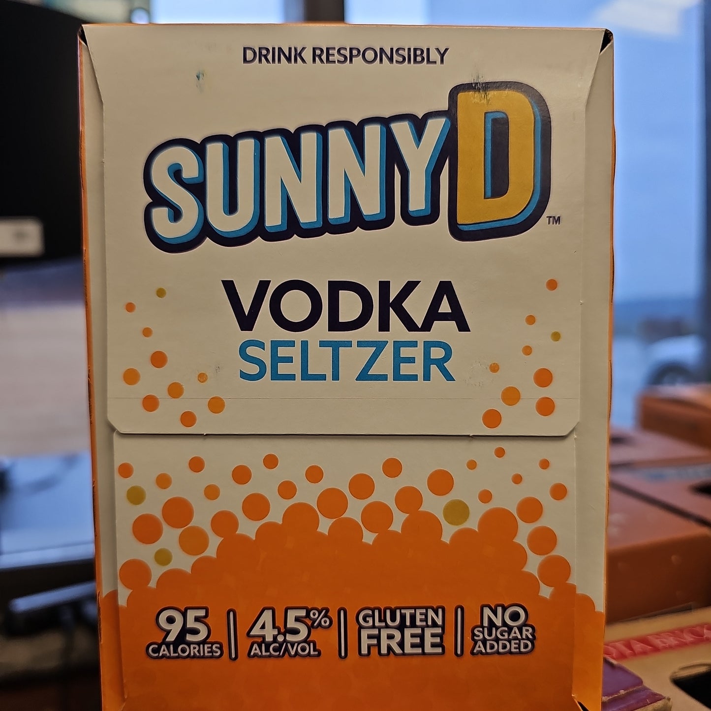 SunnyD Vodka Seltzer 355ml Can 4 Pack