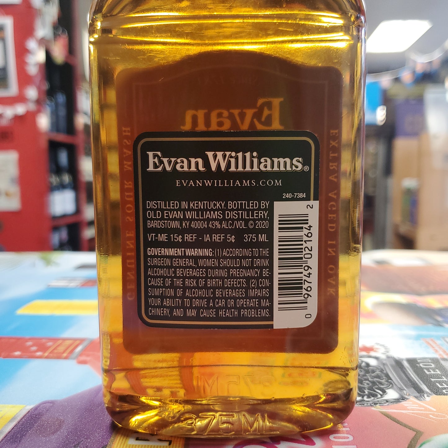 Evan Williams Black Label Bourbon 375ml