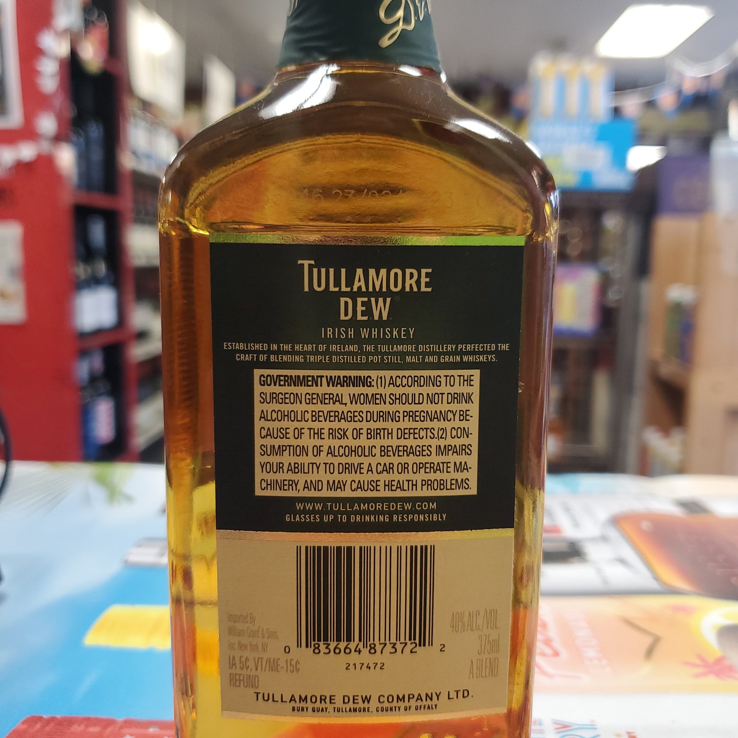 Tullamore Dew Irish Whiskey 375ml