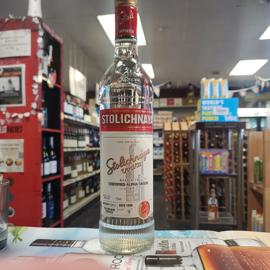 Stolichnaya Premium Vodka (Latvia) 750ml