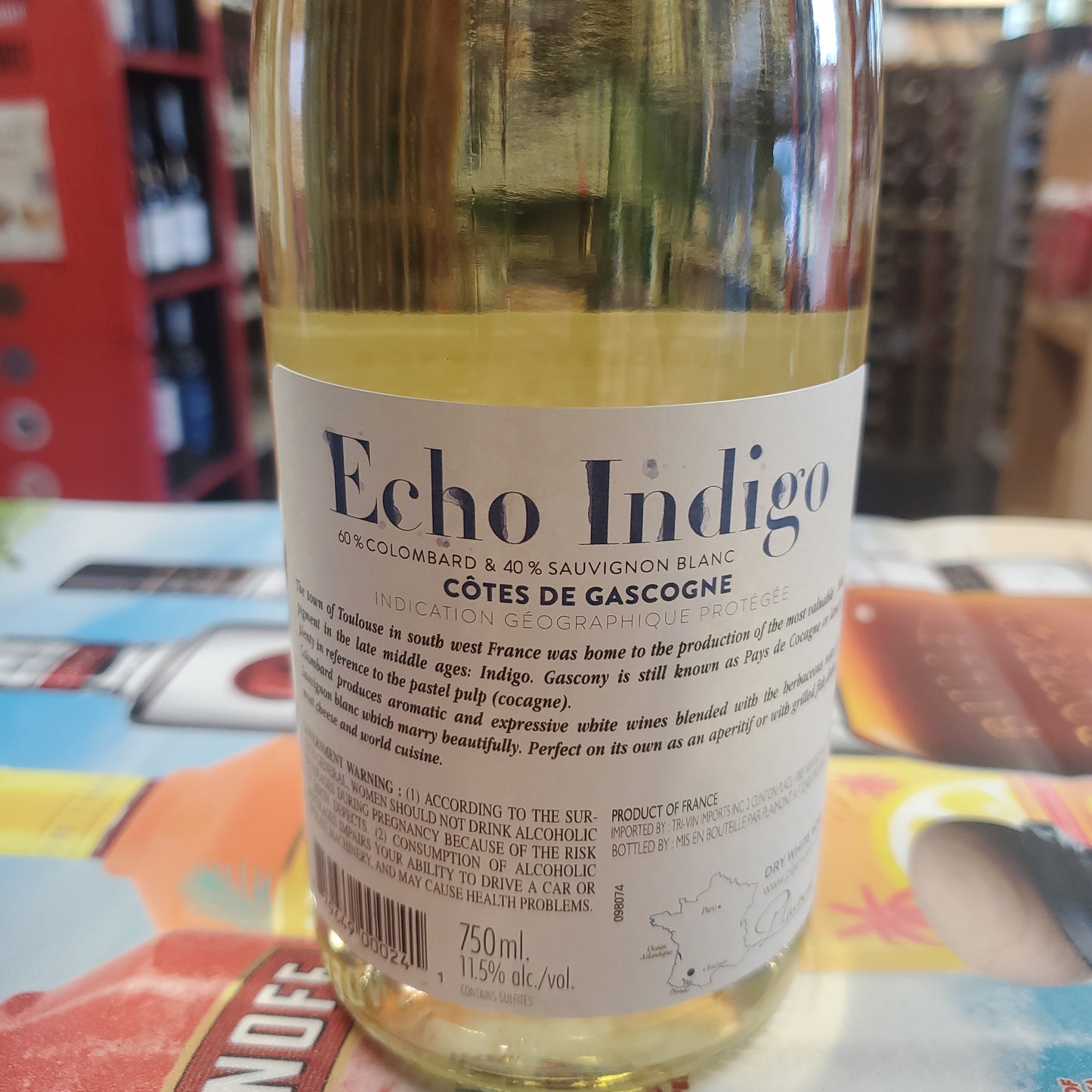 Echo Indigo White Blend Colombard & Sauvignon 750ml